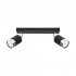 Plafoniera NERO 2 negru/crom