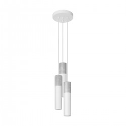 Lampa suspendata BORGIO 3P alb