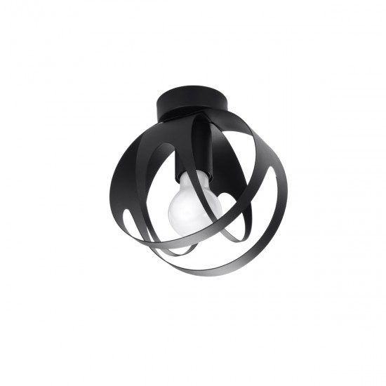 Plafoniera TULOS neagra