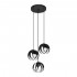 Lampa suspendata TULOS 3P neagra