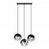 Lampa suspendata TULOS 3L neagra