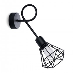 Aplica de perete ARTEMIS 1S neagra