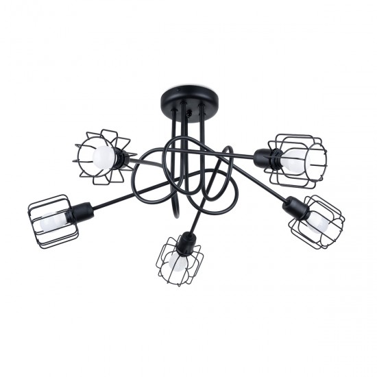 Candelabru BELUCI 5S negru