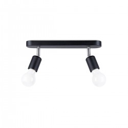 Plafoniera FORNES 2 neagra