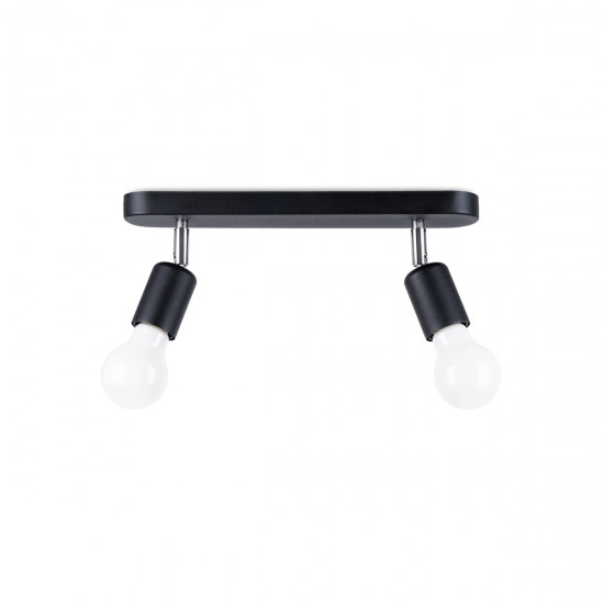 Plafoniera FORNES 2 neagra