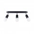 Plafoniera FORNES 3 neagra