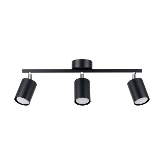 Plafoniera LEMMI 3 neagra