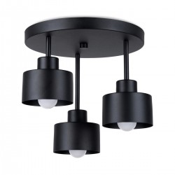 Plafoniera SAVAR 3 neagra