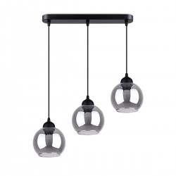 Lampa suspendata ALINO 3 neagra