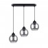 Lampa suspendata ALINO 3 neagra