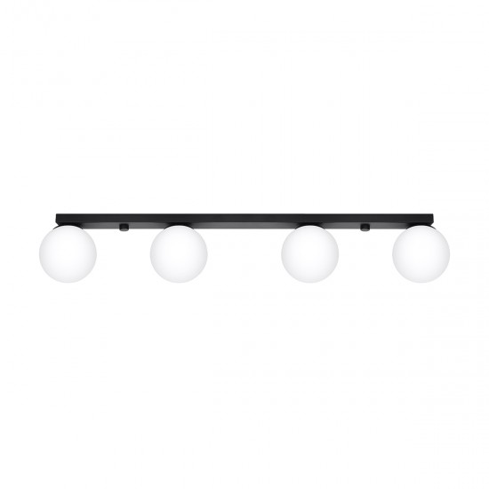 Plafoniera YOLI 4 neagra