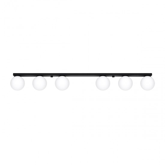 Plafoniera YOLI 6 neagra