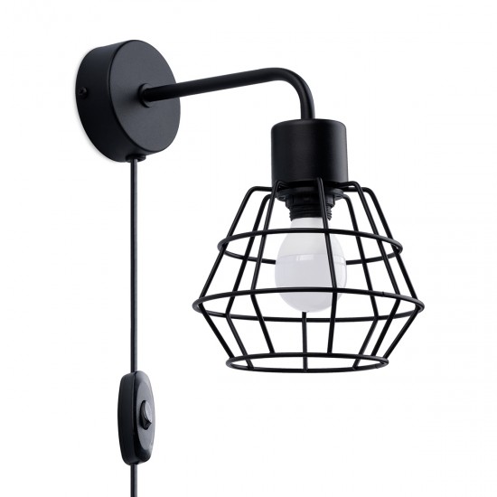 Lampa de perete SUBA neagra