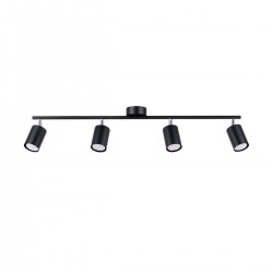 Plafoniera LEMMI 4L neagra