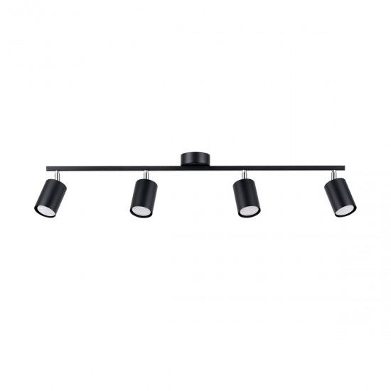 Plafoniera LEMMI 4L neagra