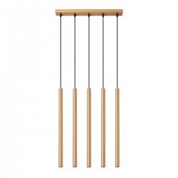 Lampa suspendata PASTELO 5L auriu