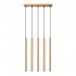 Lampa suspendata PASTELO 5L auriu
