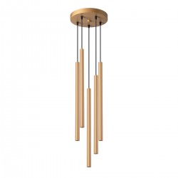 Lampa suspendata PASTELO 5P gold