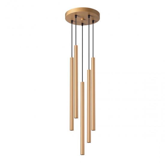 Lampa suspendata PASTELO 5P gold