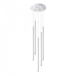 Lampa suspendata PASTELO 5P alb