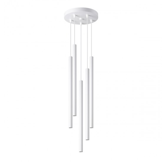 Lampa suspendata PASTELO 5P alb