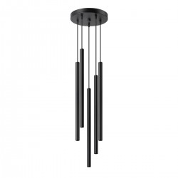Lampa suspendata PASTELO 5P neagra