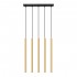 Lampa suspendata PASTELO 5L auriu lustruit
