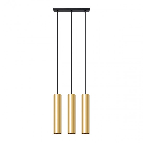 Lampa suspendata LAGOS 3 auriu lustruit