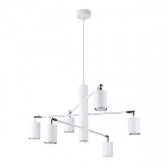 Candelabru LEMMI 6 alb