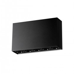Plafoniera SOLE negru LED