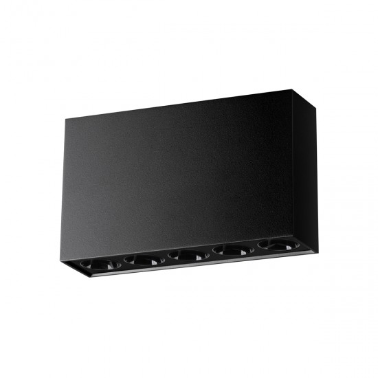 Plafoniera SOLE negru LED
