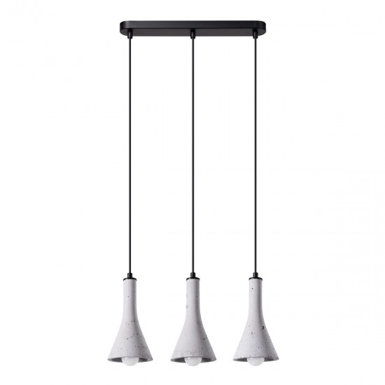 Lampa suspendata REA 3L beton