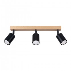 Plafoniera VERDO 3L negru