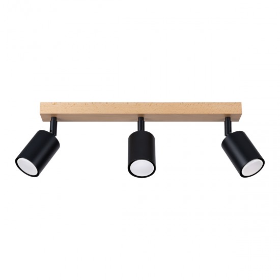 Plafoniera VERDO 3L negru