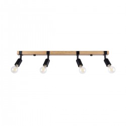 Plafoniera ZUCA 4 neagra