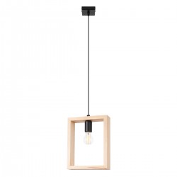 Lampa suspendata ARIES lemn natural
