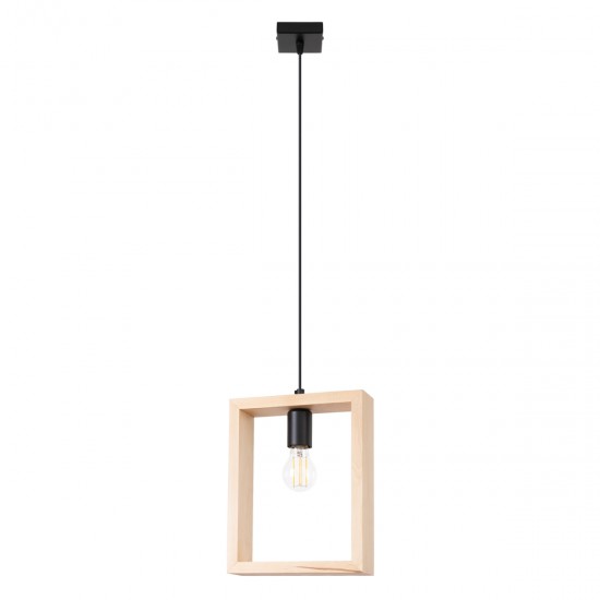 Lampa suspendata ARIES lemn natural