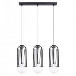 Lampa suspendata BRINA 3L neagra