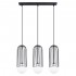 Lampa suspendata BRINA 3L neagra