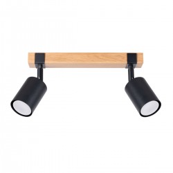 Plafoniera FAGER 2 neagra