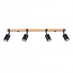 Plafoniera FAGER 4L neagra