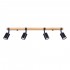 Plafoniera FAGER 4L neagra