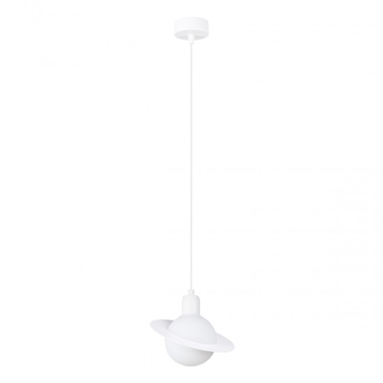 Lampă suspendată HYPERION 1 albă