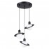 Lampa suspendata HYPERION 3P neagra