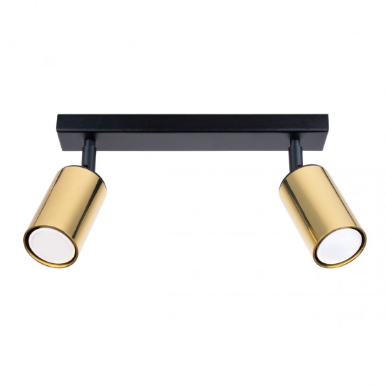Plafoniera WINX 2 negru/auriu
