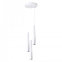 Lampa suspendata PRYSM 3P alb