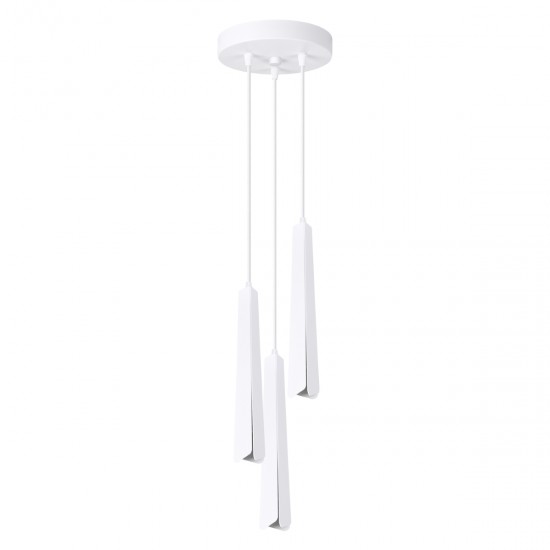 Lampa suspendata PRYSM 3P alb