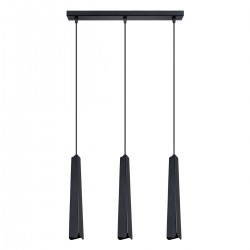 Lampa suspendata PRYSM 3L neagra