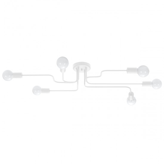 Candelabru VECTOR 6 alb