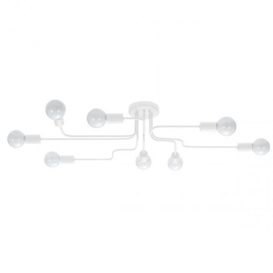 Candelabru VECTOR 8 alb